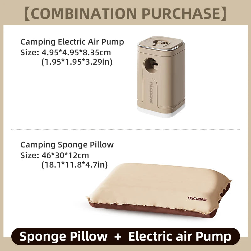 Camping Electric Air Pump with Light