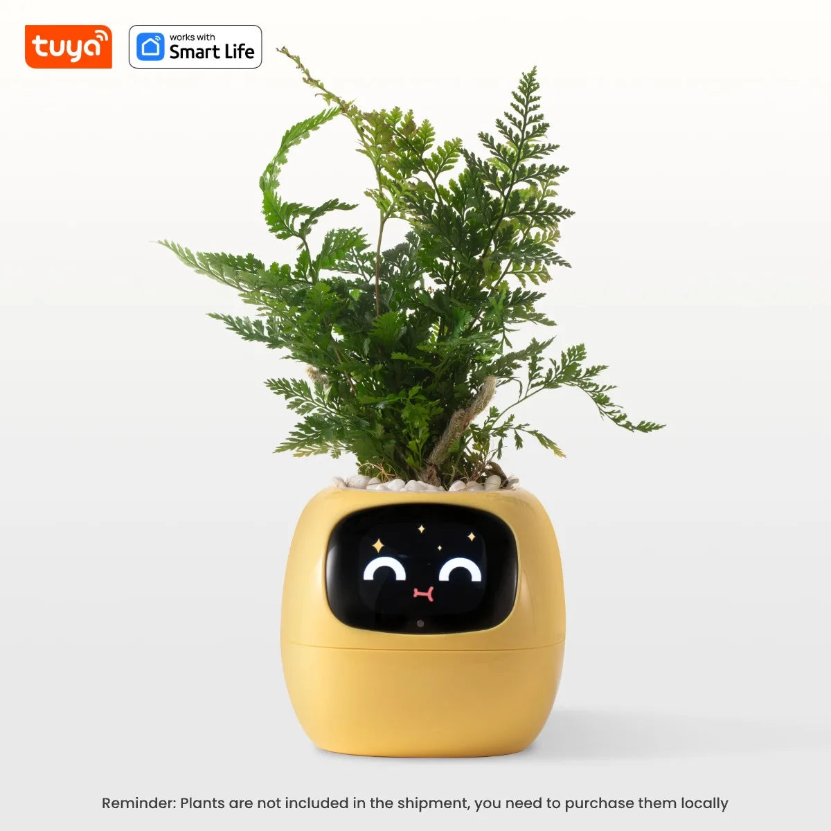 Smart Emoji Plant Pot – AI Interactive Flowerpot