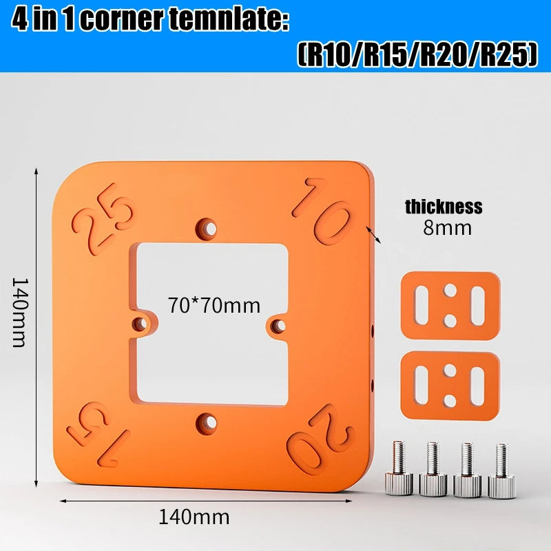 4-in-1 Woodworking Corner Template Tool