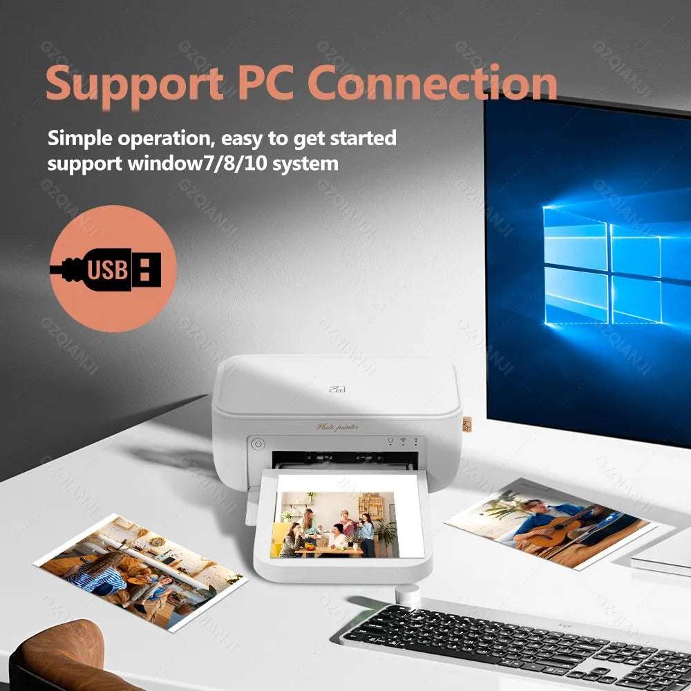 Wireless 300DPI Color Photo Printer CP4100