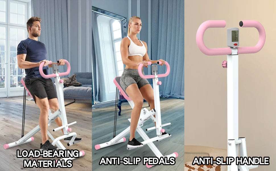 Compact Foldable Home Squat Machine