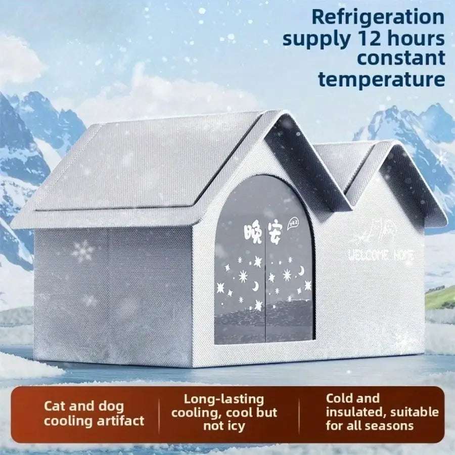 Pet Cooling House with A/C Function