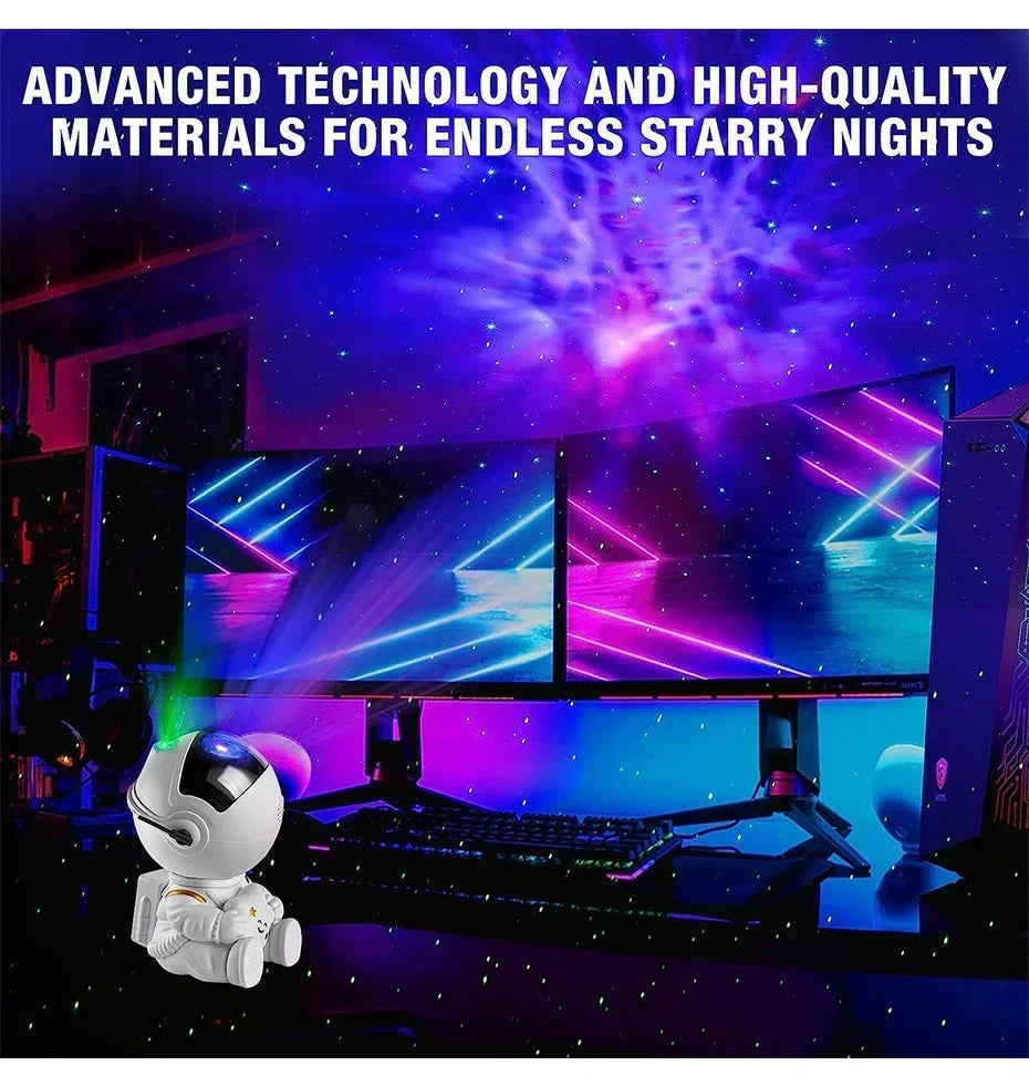 Astronaut Galaxy Projector Lamp