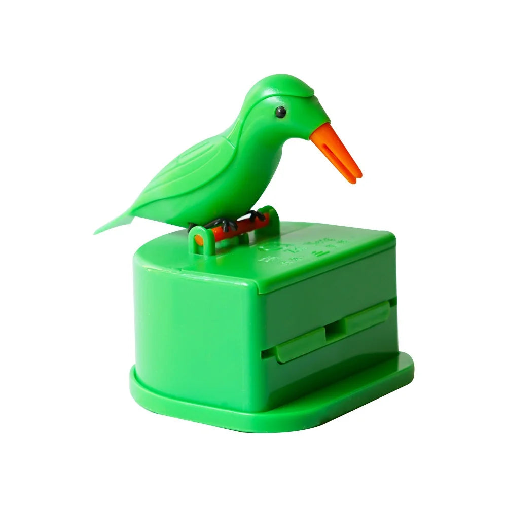 Automatic Bird Toothpick Dispenser Holder