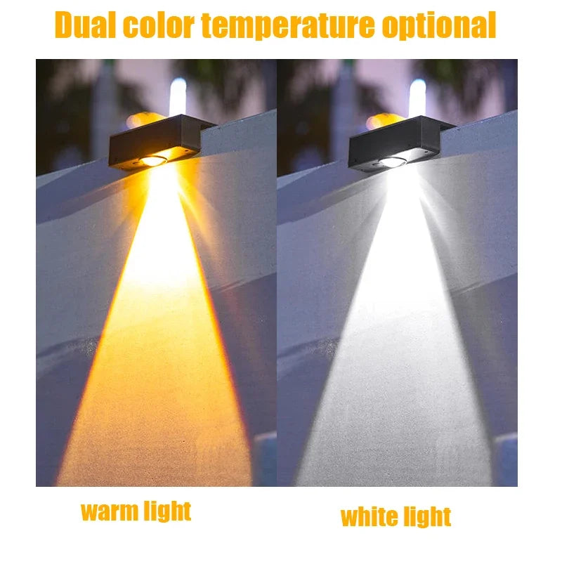 Solar Wall Lights Outdoor Dual Color