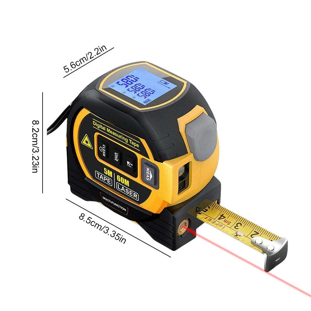 3-in-1 Digital Laser Tape Measure Tool
