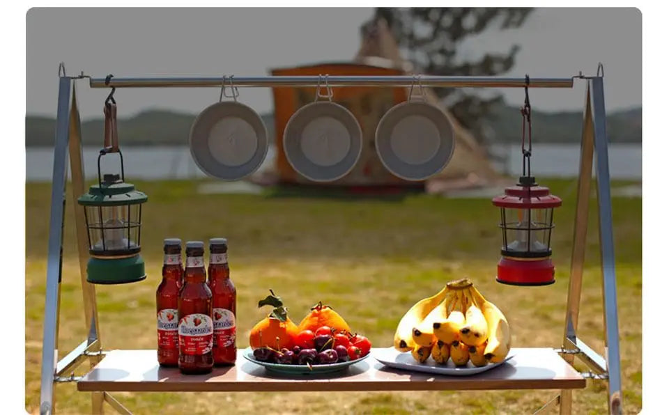 Outdoor Camping Storage Rack 3-Tier Stand
