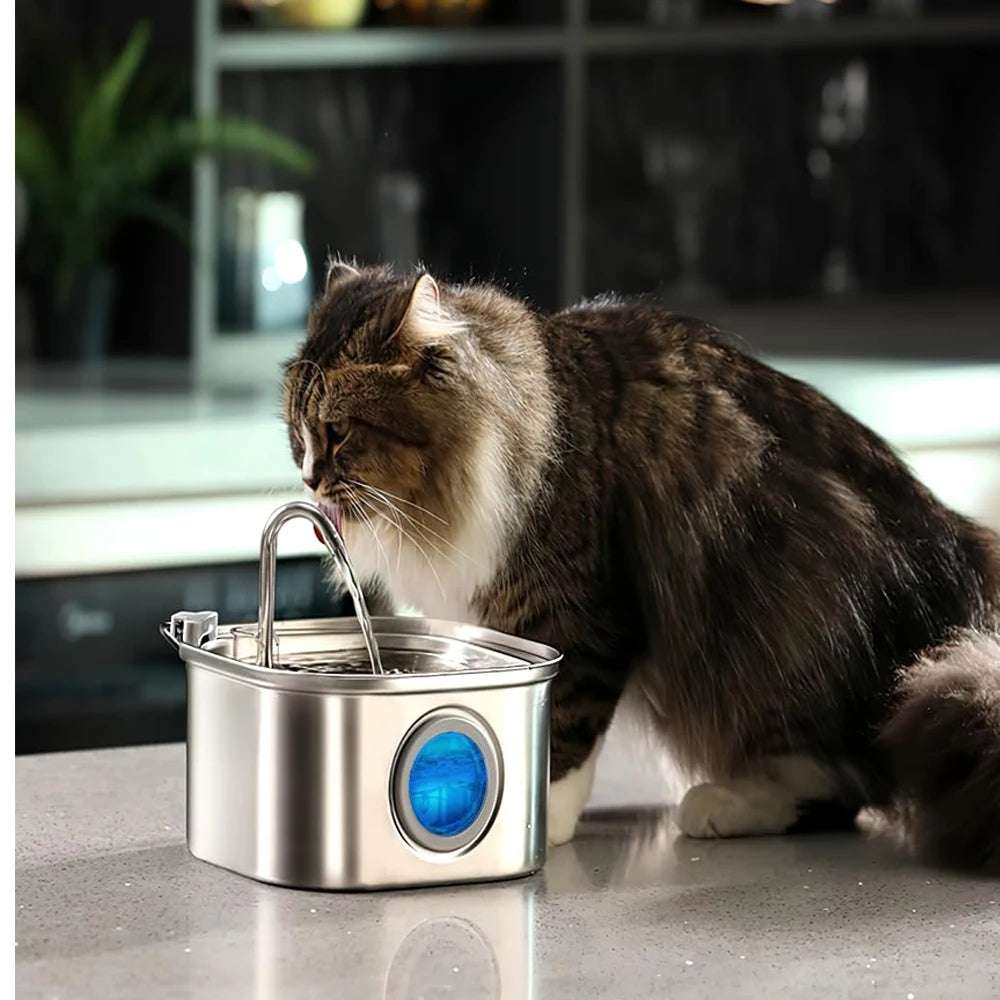 Stainless Steel Pet Water Fountain