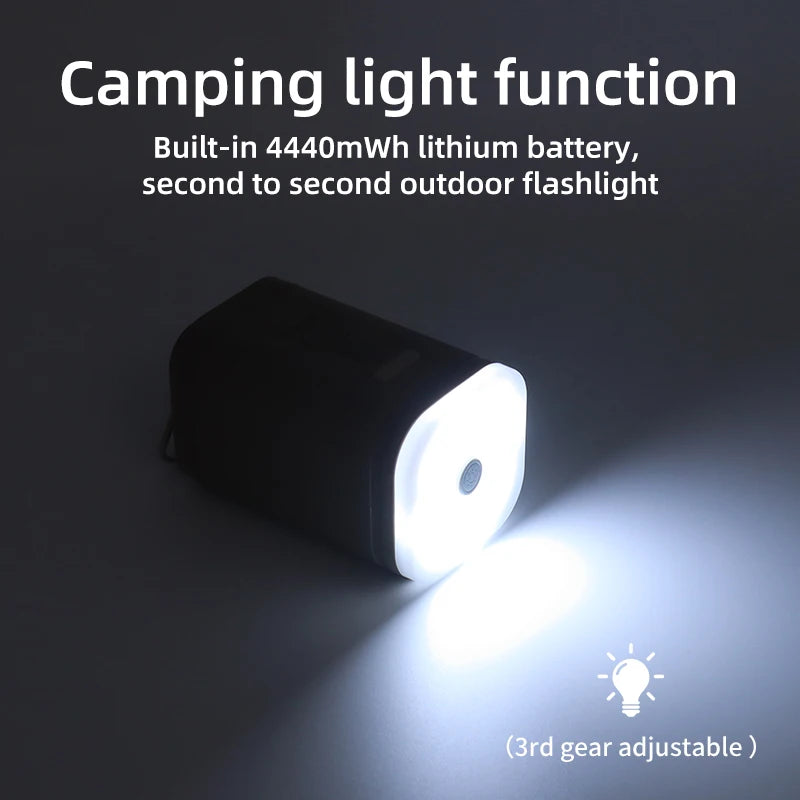 Camping Electric Air Pump with Light