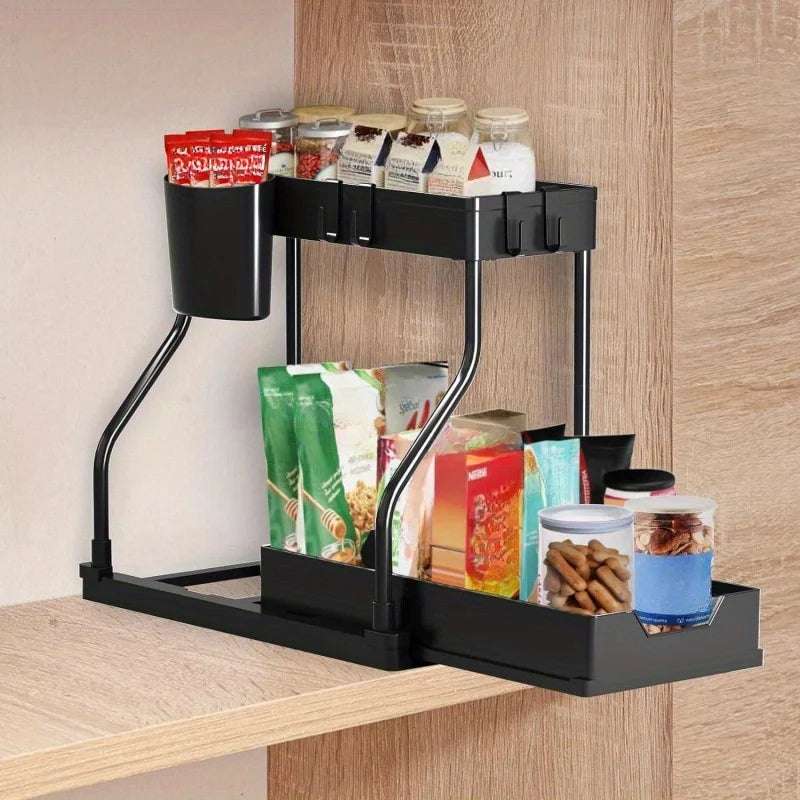 Multi-Tier Kitchen Utensil & Spice Organizer