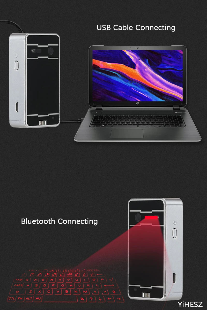 KB560 Portable Laser Projection Keyboard Mouse