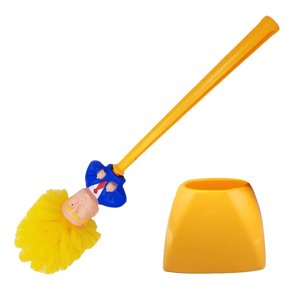 Funny Trump Toilet Brush Set
