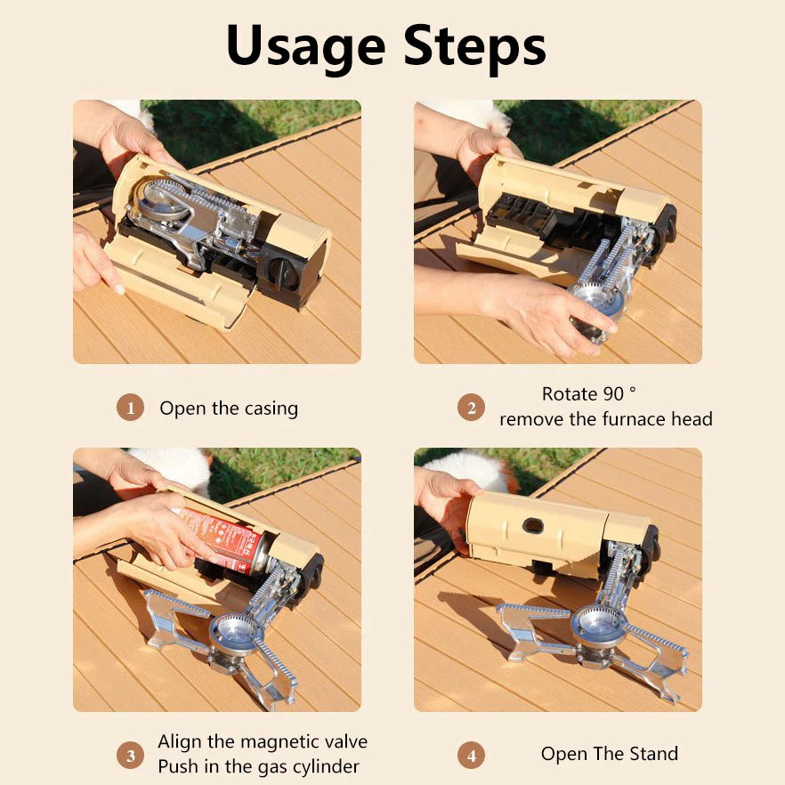Portable Folding Butane Gas Stove