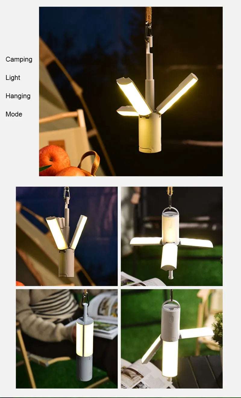 Rechargeable Folding LED Camping Lamp
