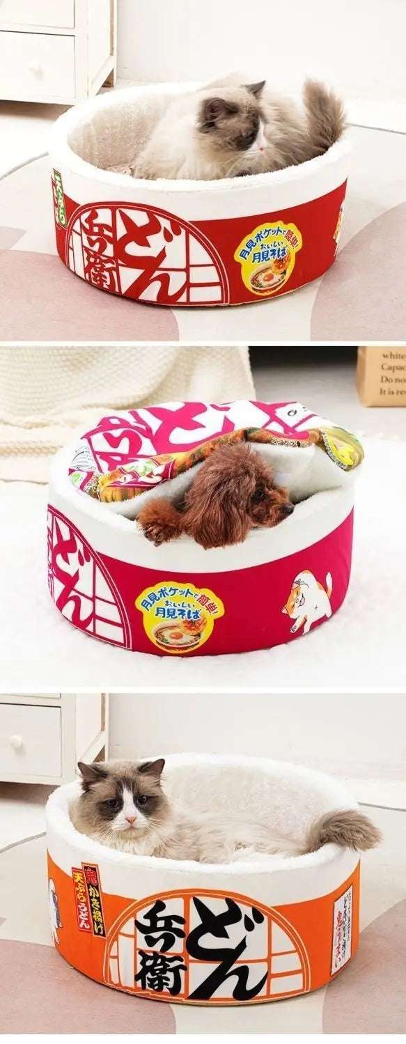 Instant Noodle Pet Bed Nest