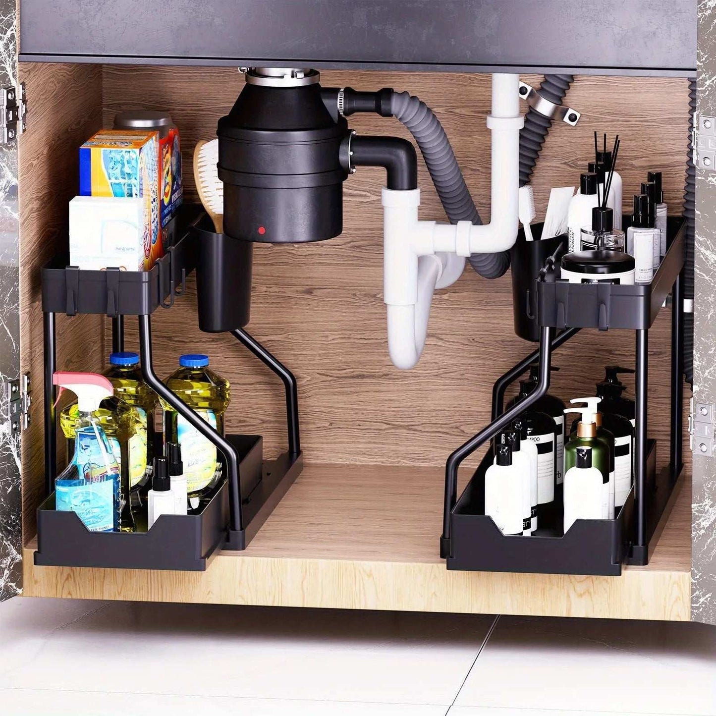 Multi-Tier Kitchen Utensil & Spice Organizer