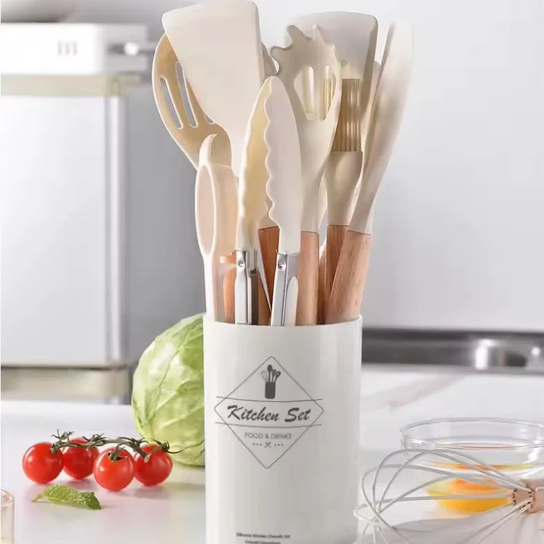12PCS Silicone Cooking Utensil Set