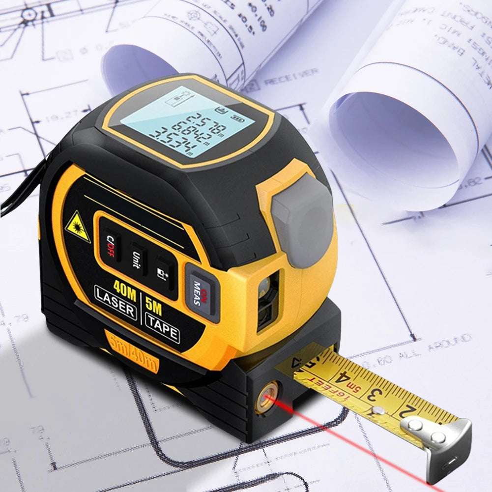 3-in-1 Digital Laser Tape Measure Tool