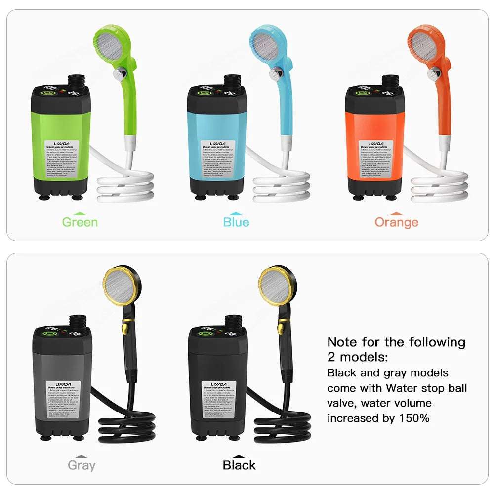 Portable Electric Shower Pump Set