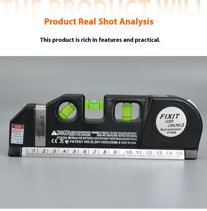 3-in-1 Magnetic Laser Level Tool