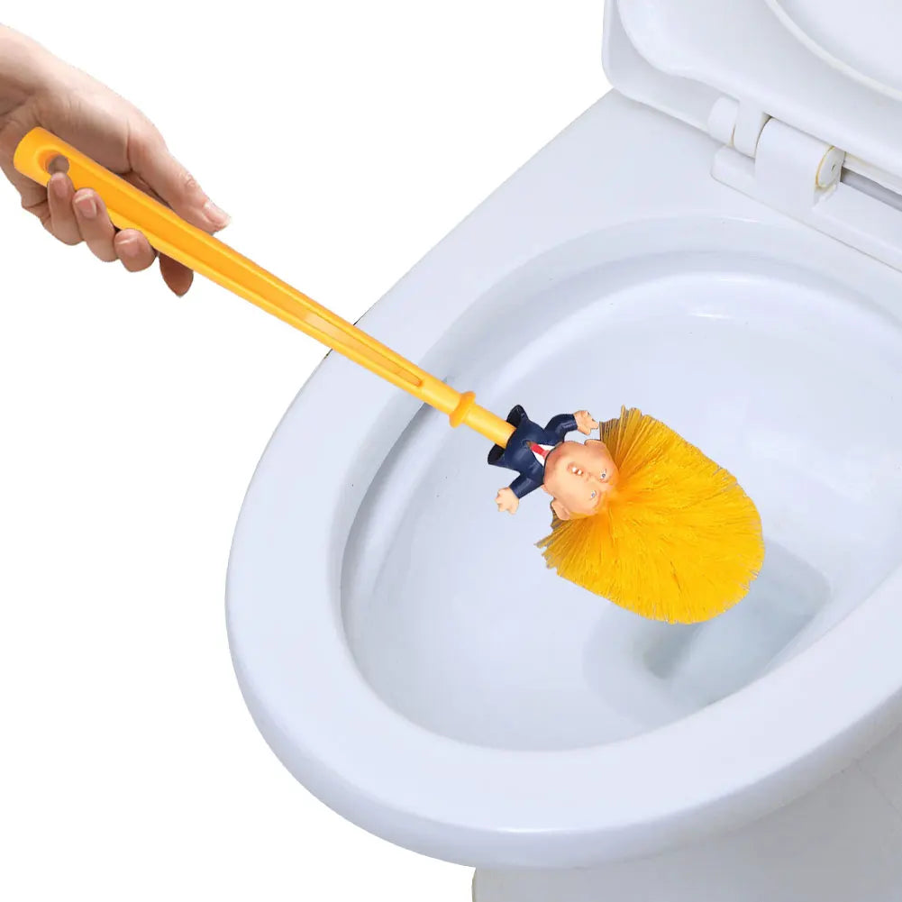 Funny Trump Toilet Brush Set