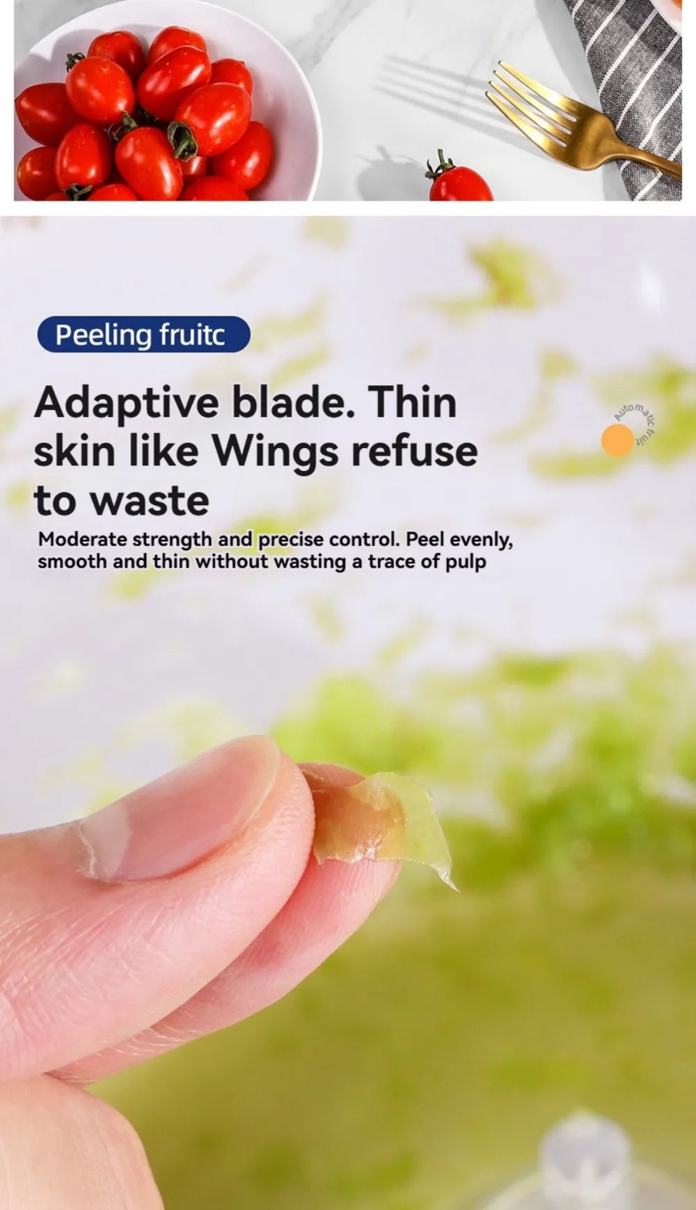 One-Touch Electric Fruit Peeling Machine