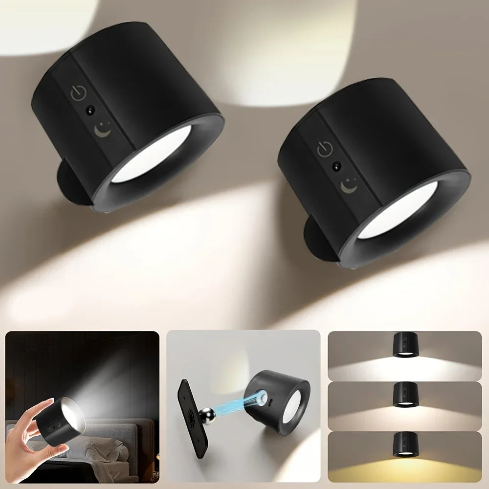 Dual-Sided Magnetic LED Wall Lamp