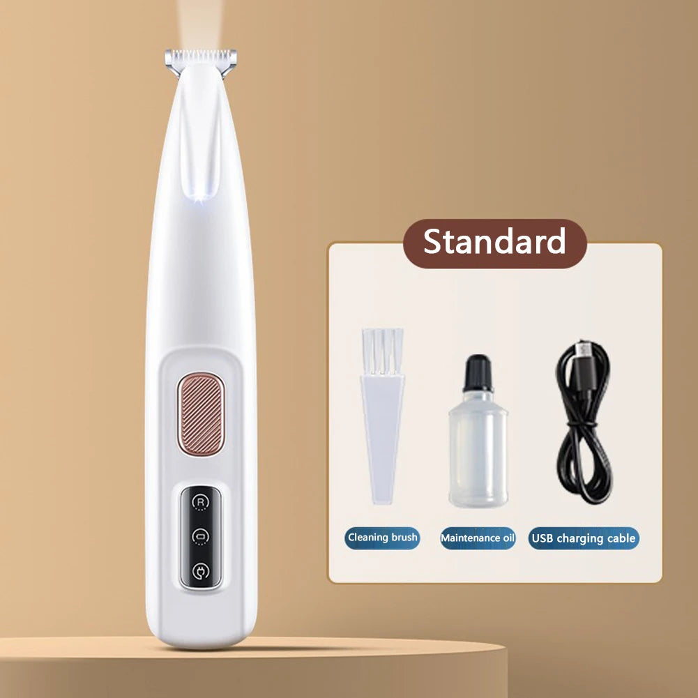 Rechargeable Pet Paw Trimmer LED