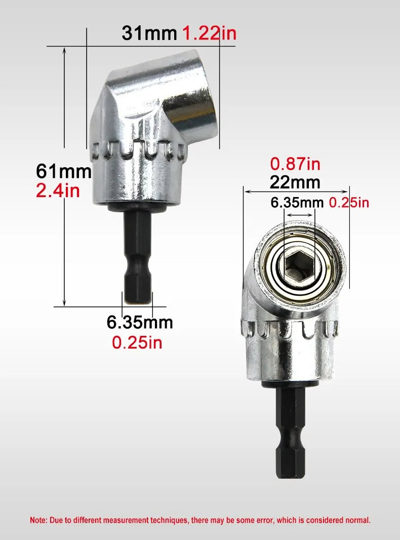 105° Drill Angle Adapter + 300mm Flexible Shaft Set