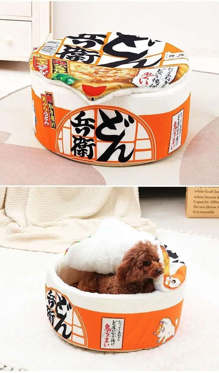 Instant Noodle Pet Bed Nest