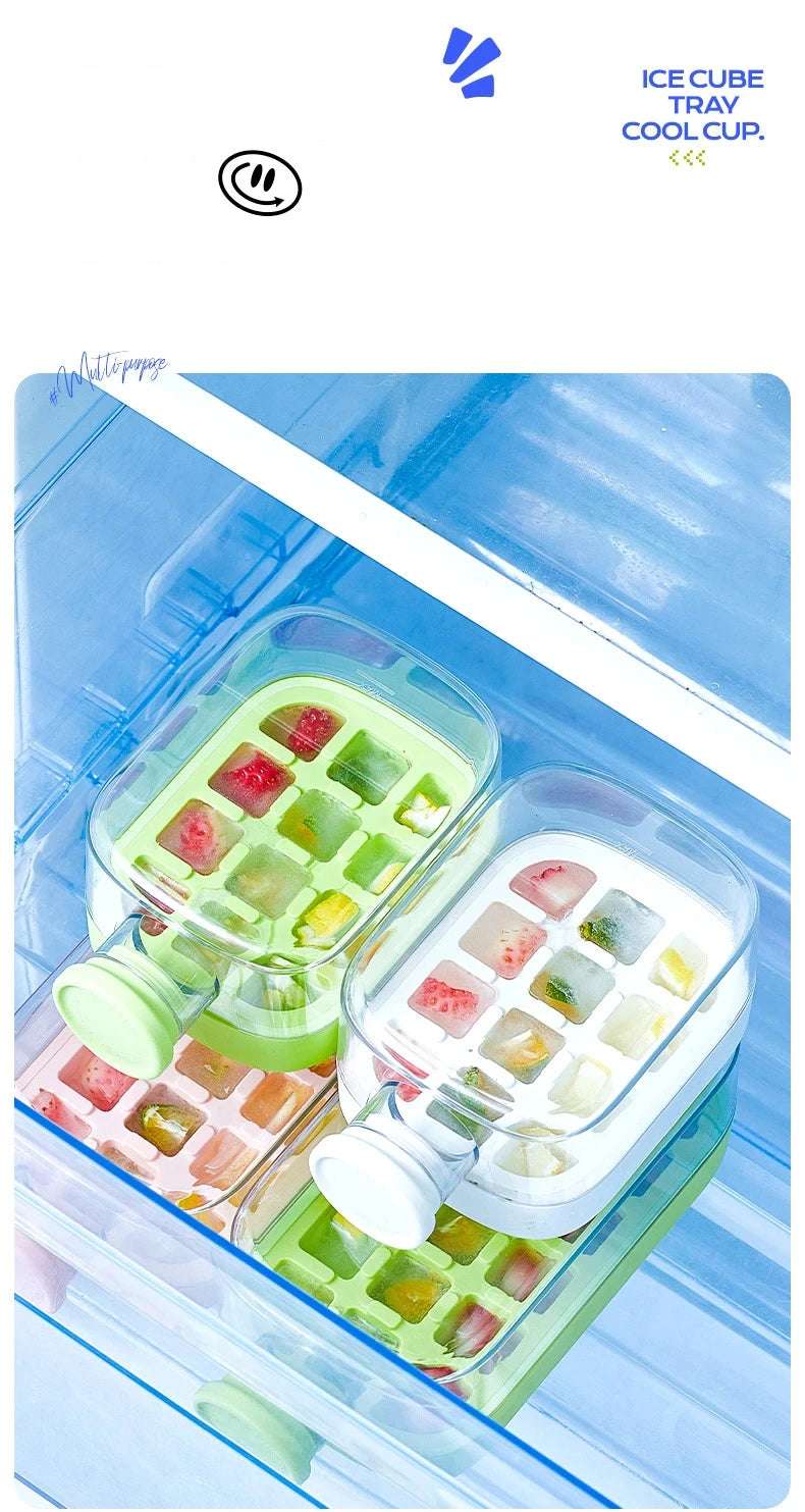 Leakproof Ice Cube Maker Bottle