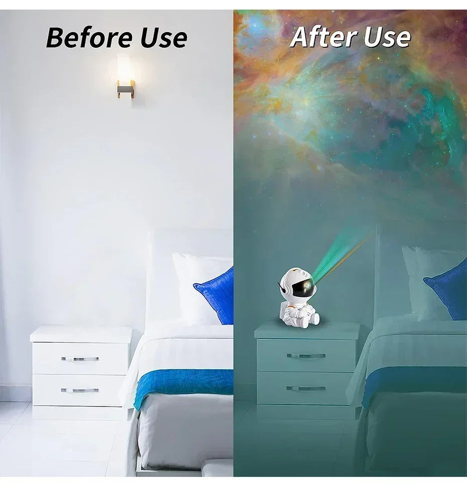 Astronaut Galaxy Projector Lamp