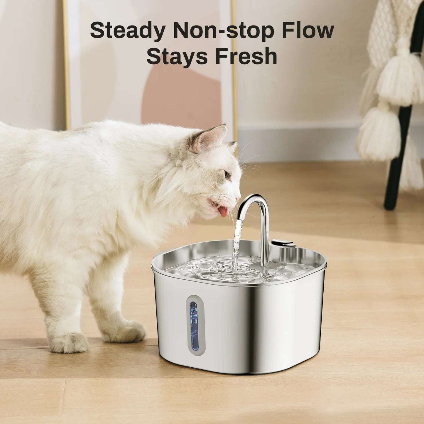 Stainless Steel Pet Water Fountain