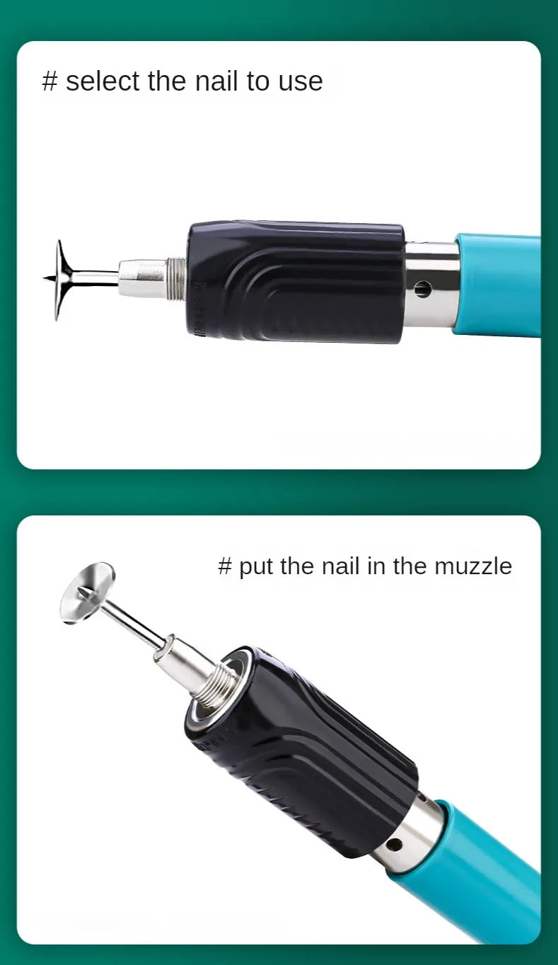 Manual Powder Actuated Nail Gun Tool