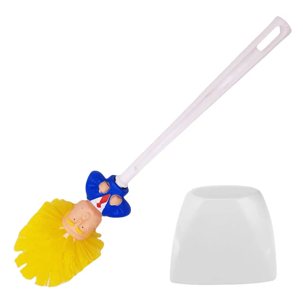 Funny Trump Toilet Brush Set