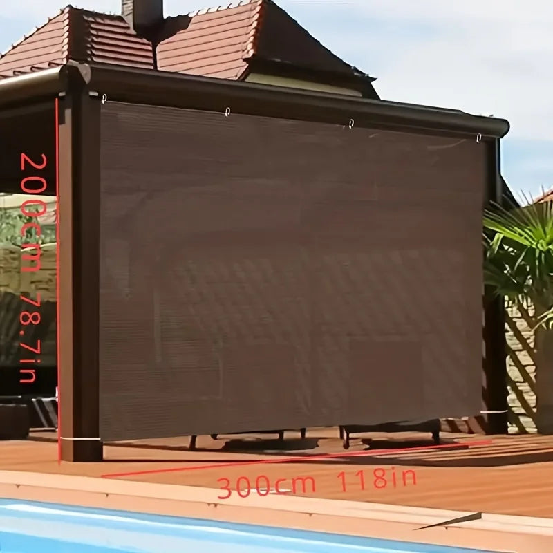 UV Block Shade Privacy Screen Outdoor