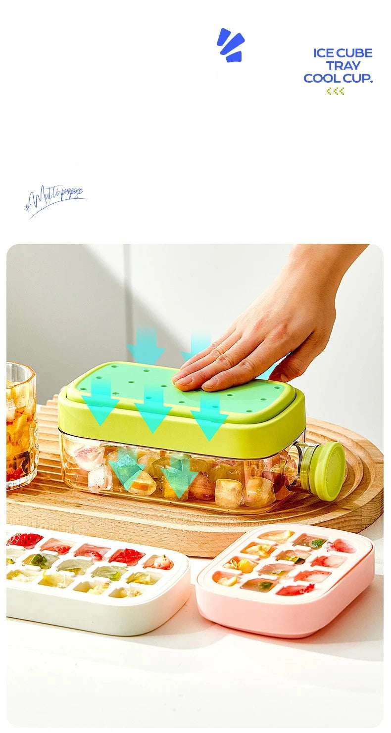 Leakproof Ice Cube Maker Bottle
