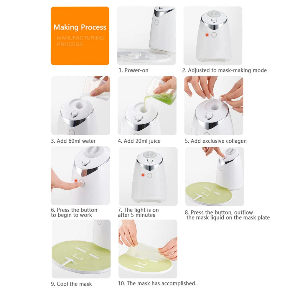 Automatic DIY Fruit Vegetable Facial Mask Maker