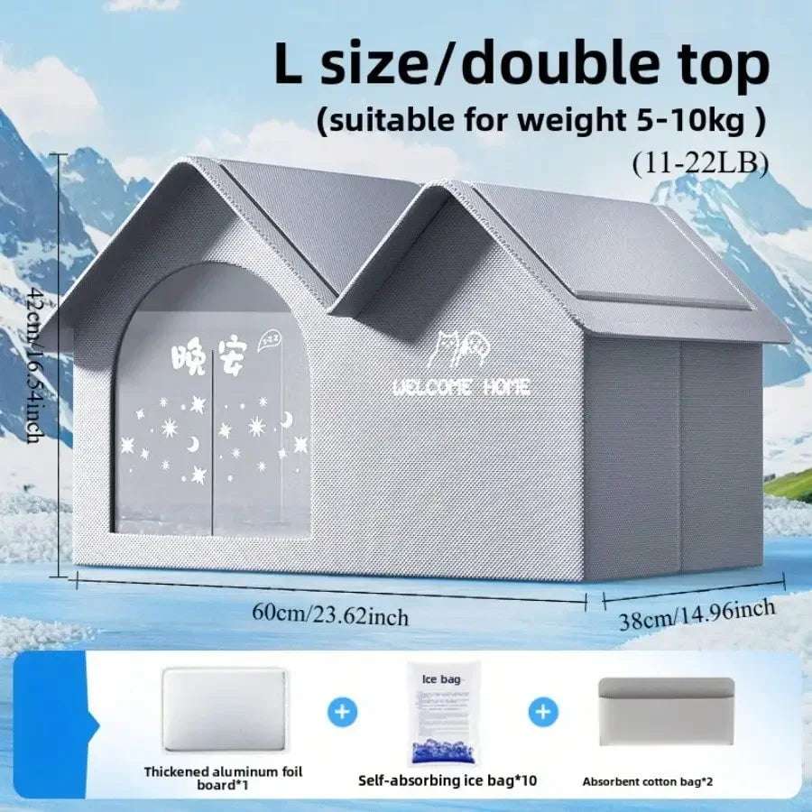Pet Cooling House with A/C Function