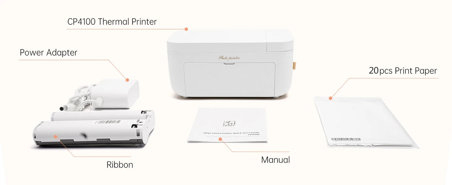 Wireless 300DPI Color Photo Printer CP4100