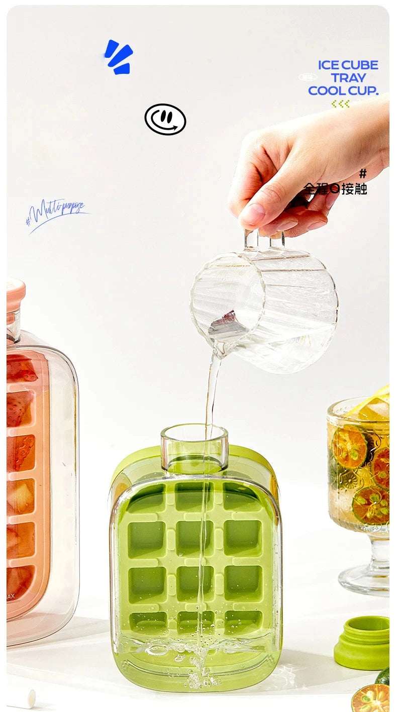 Leakproof Ice Cube Maker Bottle