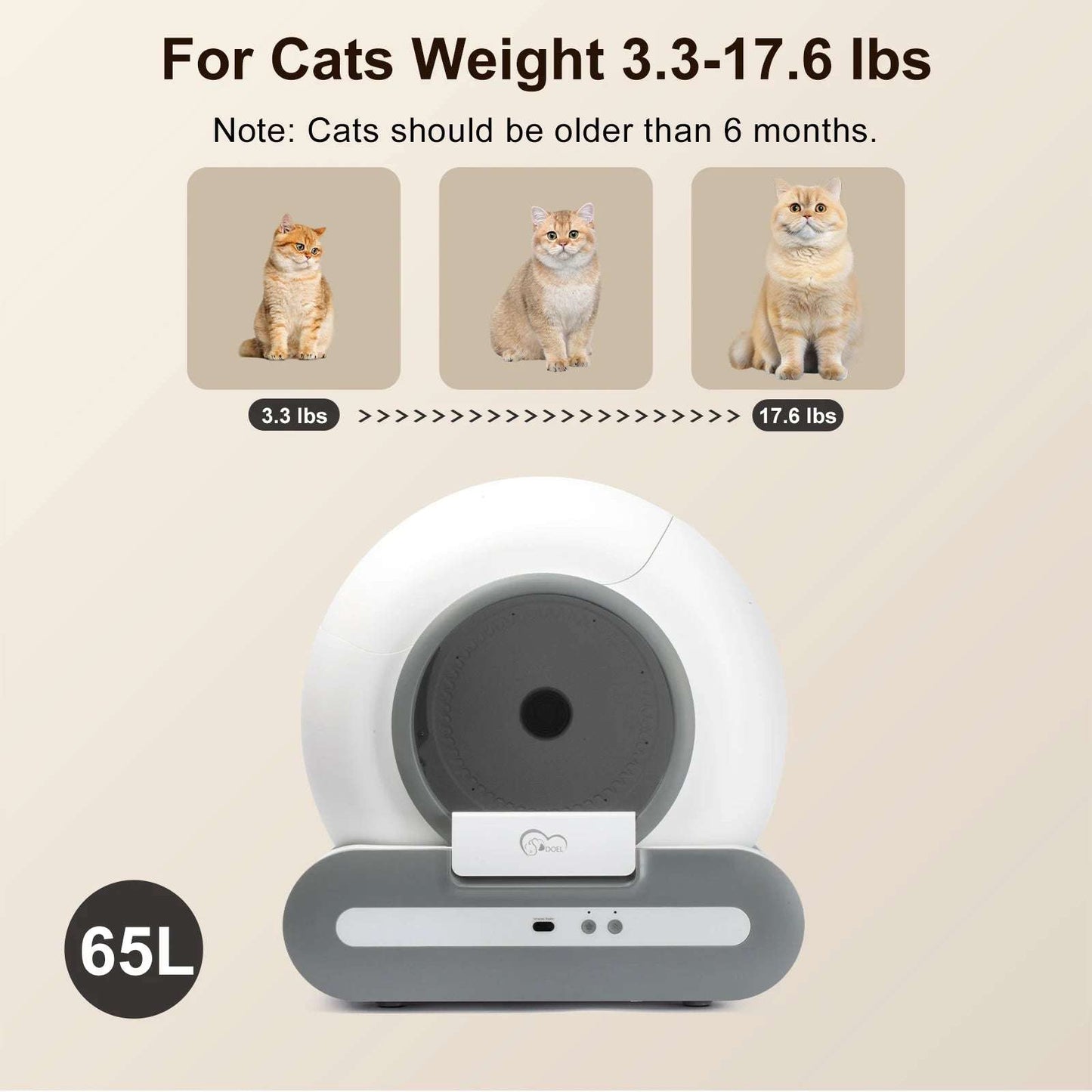 Smart Self-Cleaning Cat Litter Box