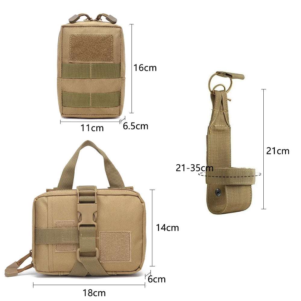 Camouflage Tactical Dog Harness with Leash Set