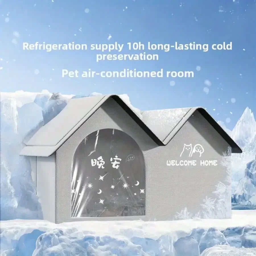 Pet Cooling House with A/C Function