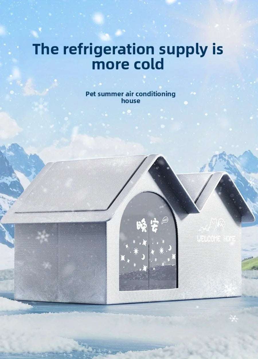 Pet Cooling House with A/C Function