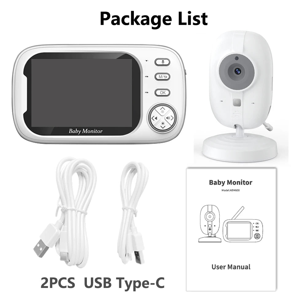 3.5" HD Wireless Baby Monitor Camera