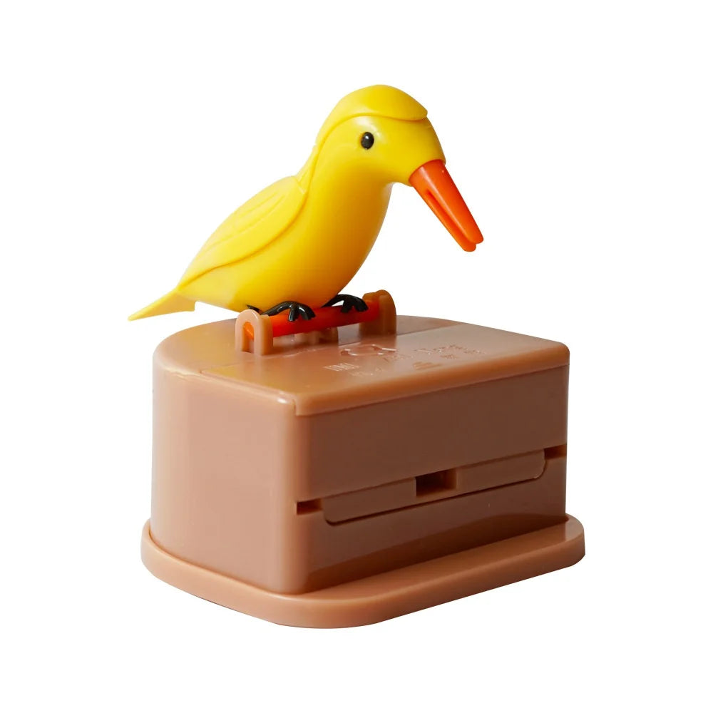 Automatic Bird Toothpick Dispenser Holder