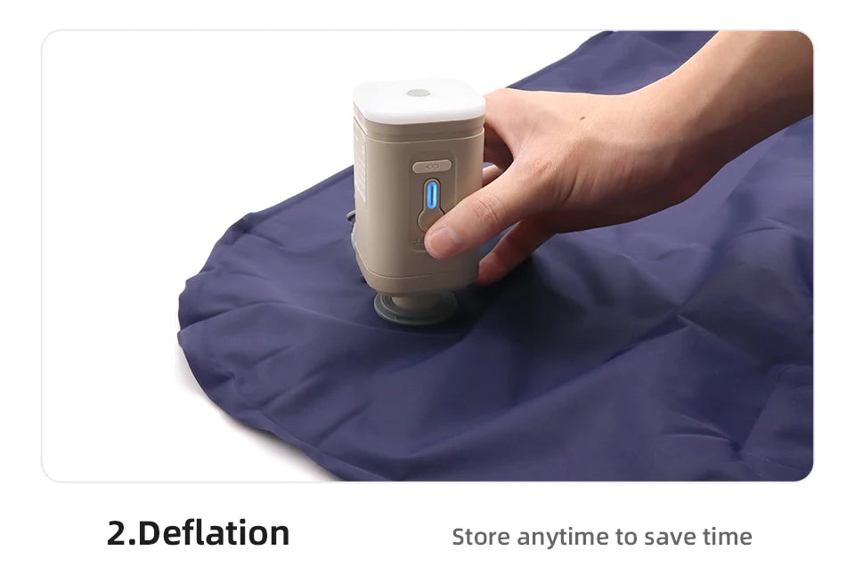 Camping Electric Air Pump with Light