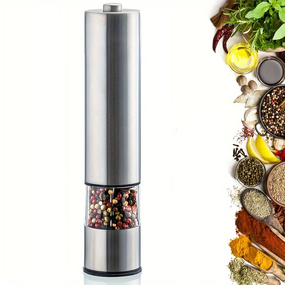 Electric Salt and Pepper Grinder Set with Light