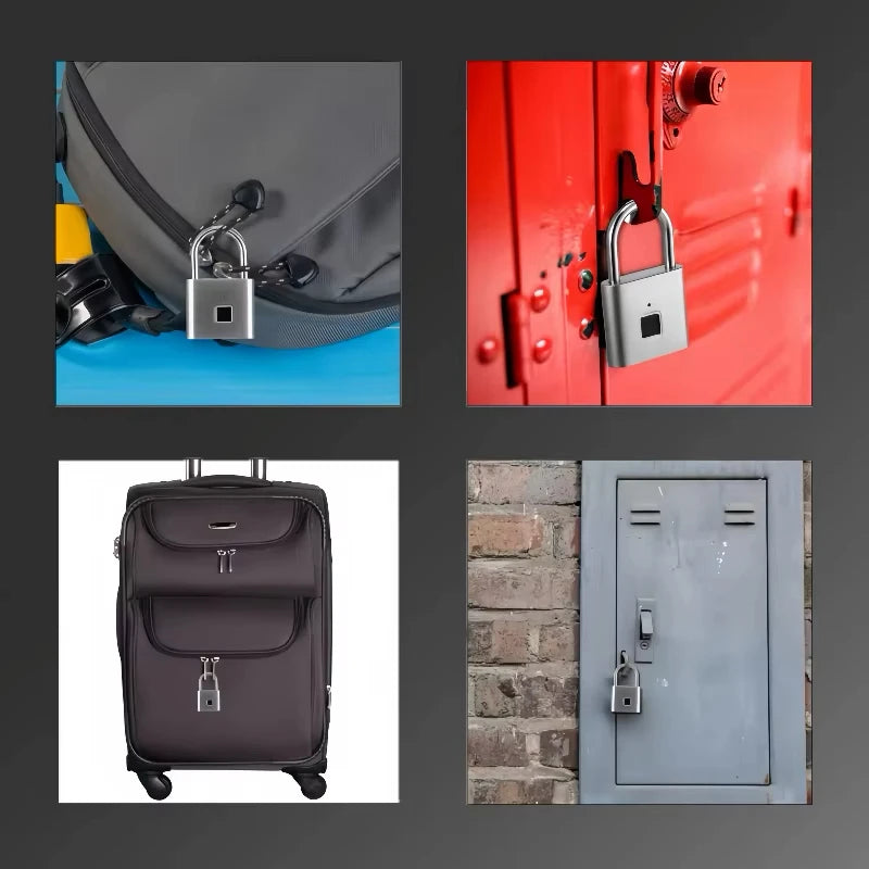 Smart Fingerprint Padlock for Indoor & Outdoor